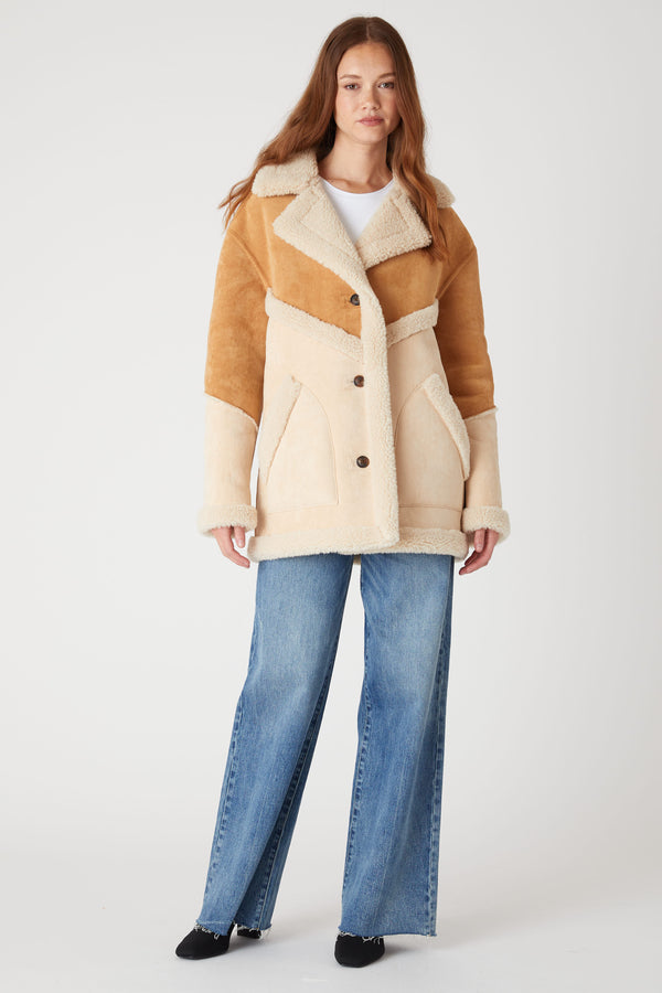 Blank Nyc Toffee Crunch Coat Toffee Crunch