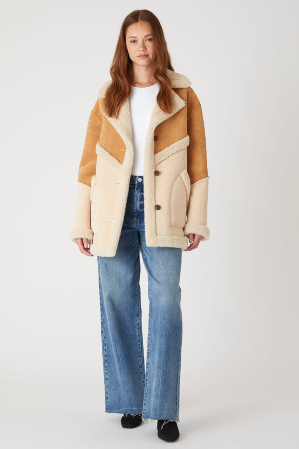 blank nyc Toffee Crunch Coat Toffee Crunch
