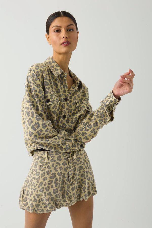 blank nyc Wild Story Shirt Wild Story