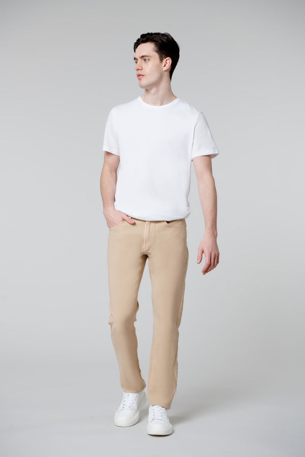 blank nyc Wooster In Oat Milk Jean Oat Milk