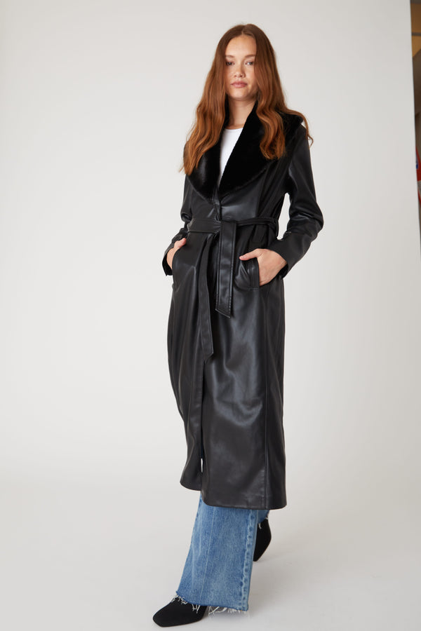 Blank Nyc Late Night Feels Trench Coat Late Night Feels