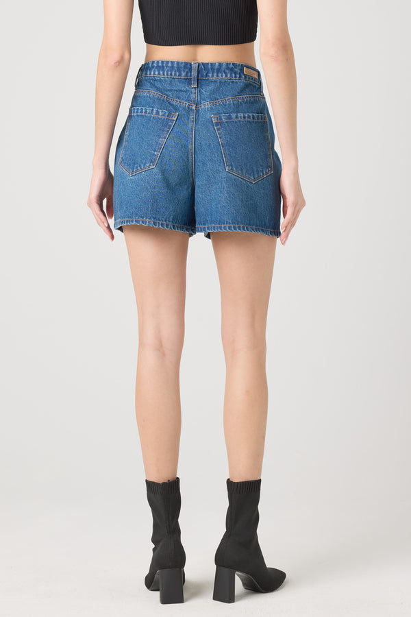 Blank Nyc Reeve In Silver Dreams Short Silver Dreams