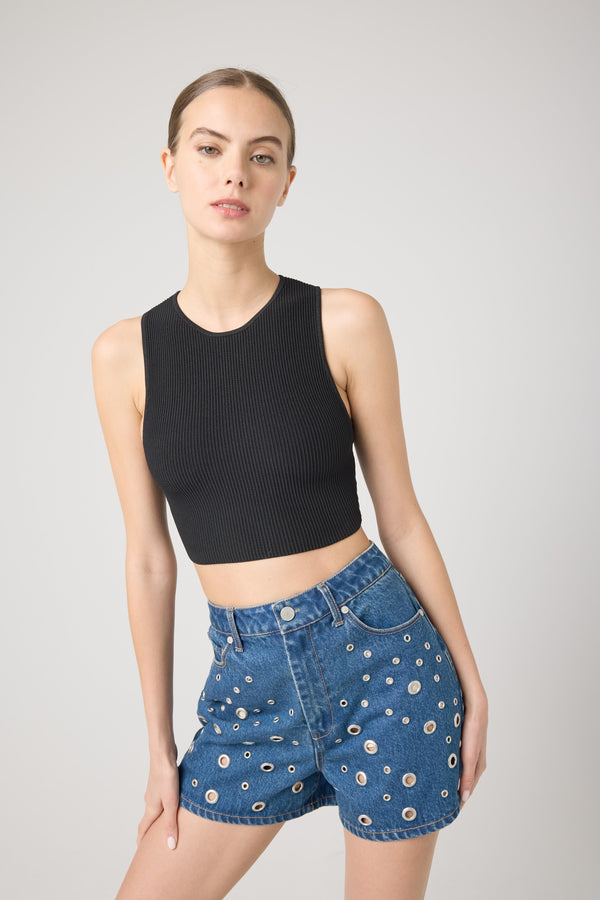 blank nyc Reeve in Silver Dreams Short Silver Dreams