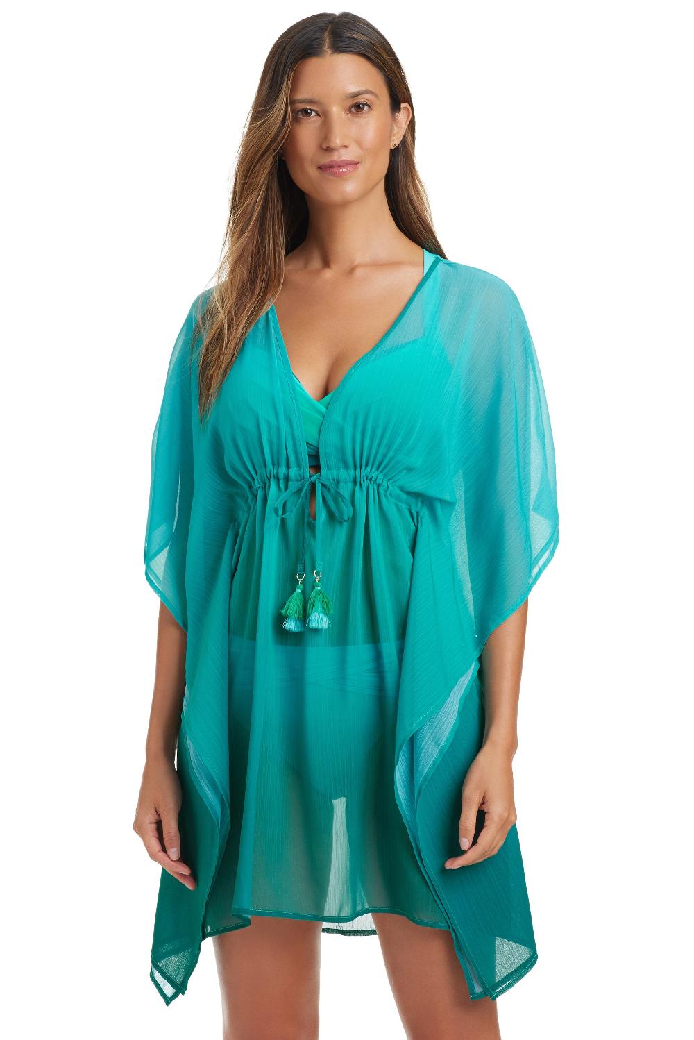 Bleu Rod Beattie Beat The Heat Caftan Coverup