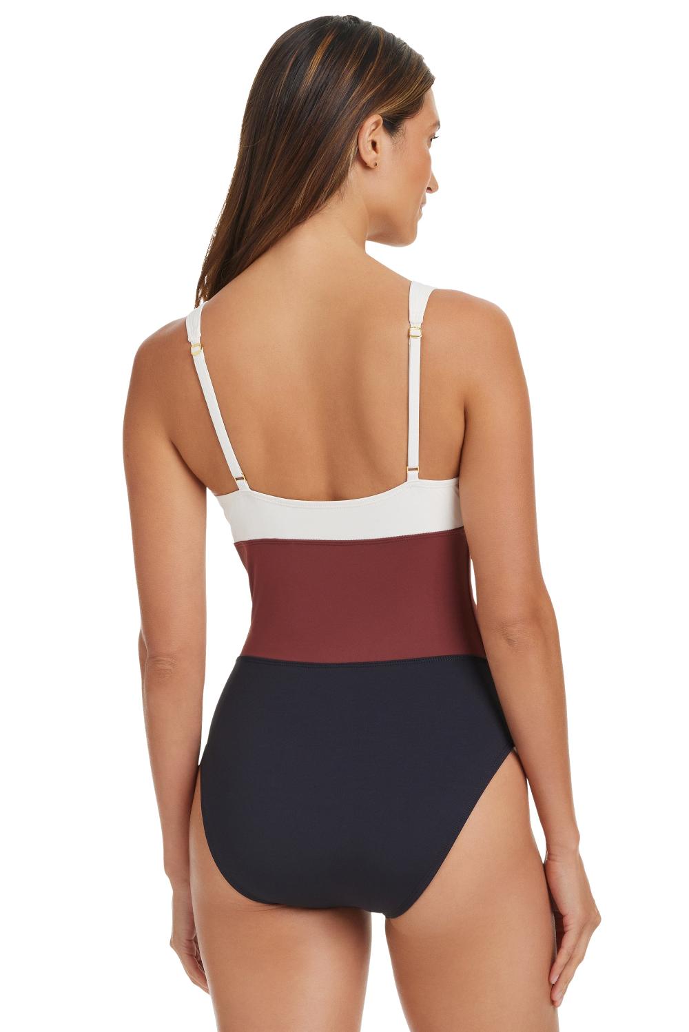 Bleu Rod Beattie Button Down One Piece Swimsuit