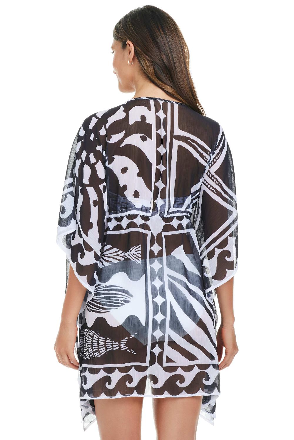 Bleu Rod Beattie Catch Of The Day Caftan Cover Up