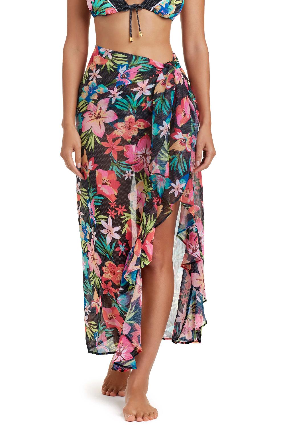 bleu rod beattie Sweet Escape Long Ruffle Sarong