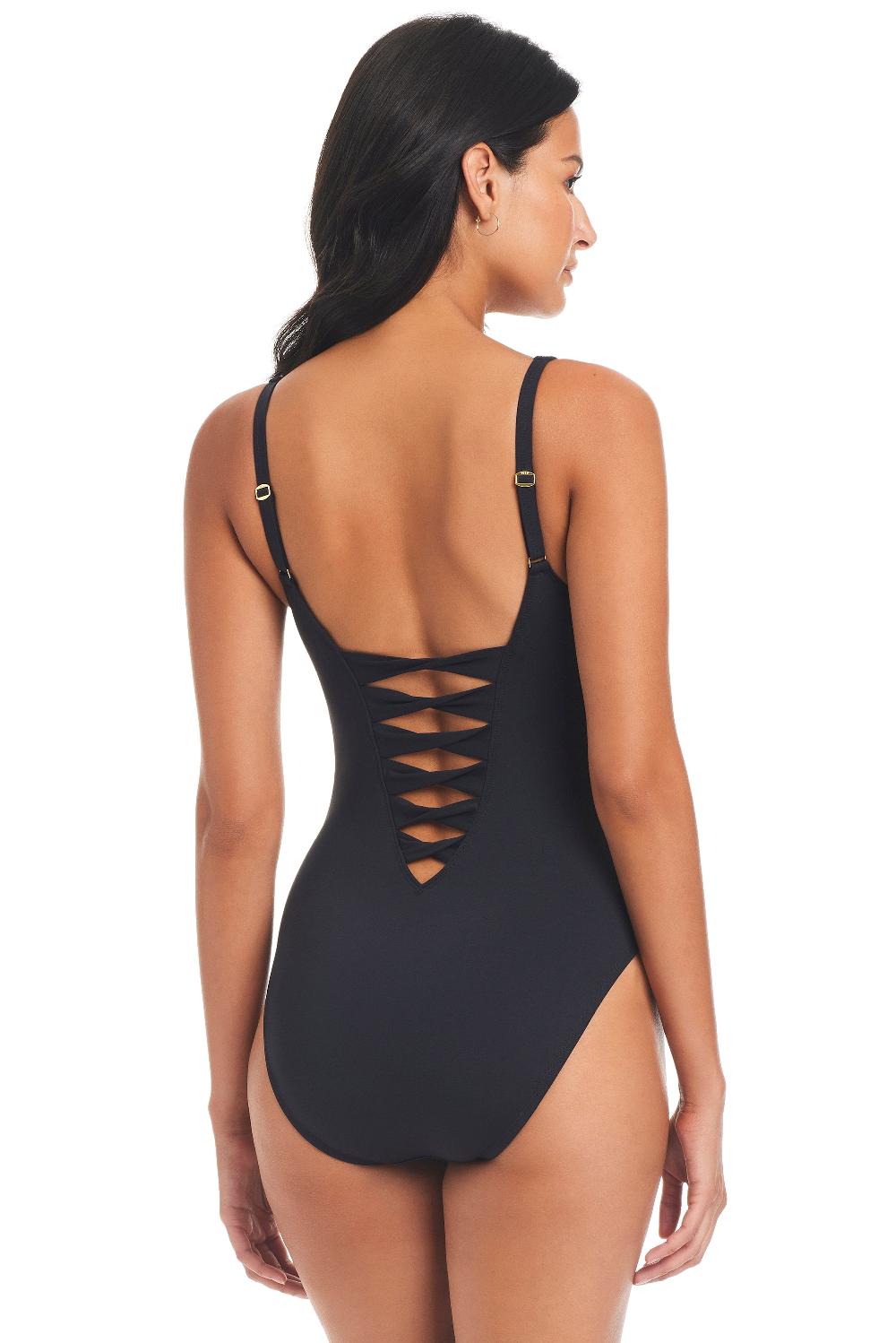 Bleu Rod Beattie The Black Kore One Piece Swimsuit