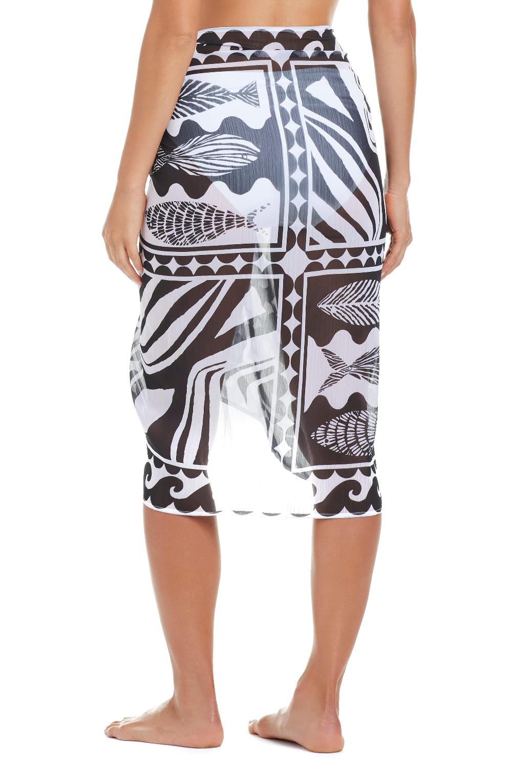 Bleu Rod Beattie Catch Of The Day Chiffon Pareo Cover Up