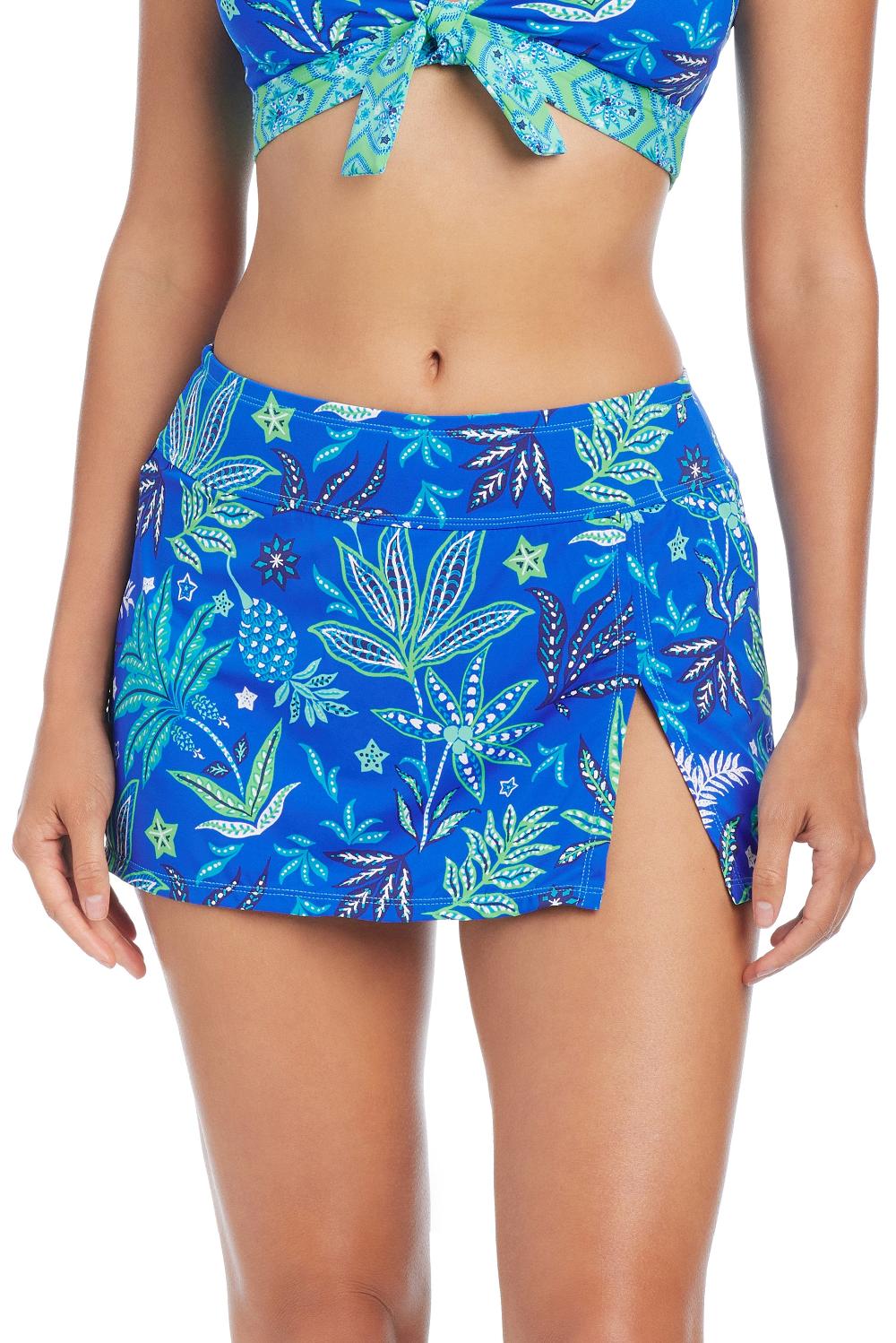 Bleu Rod Beattie Desert Bloom High Waisted Skirted Bottom