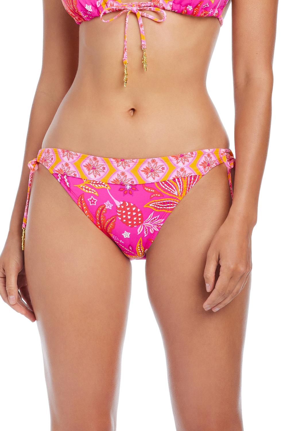 bleu rod beattie Desert Bloom Tie Side Hipster Bottom
