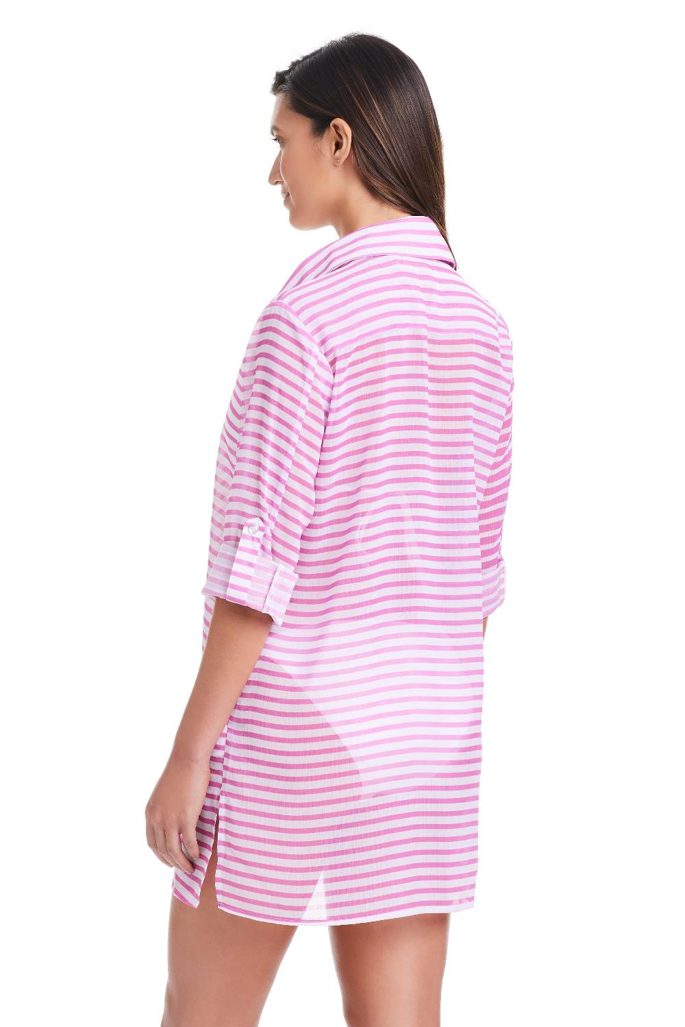 Bleu Rod Beattie EXCLUSIVE Smooth Operator Button Down Shirt Cover Up