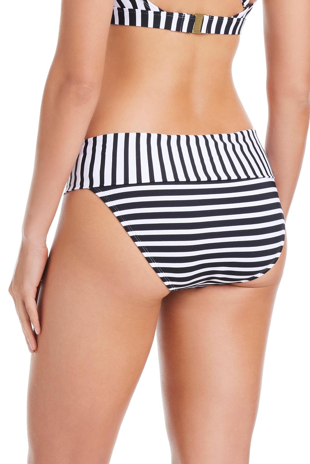 Bleu Rod Beattie EXCLUSIVE Smooth Operator Fold Over Bikini Bottom In Black