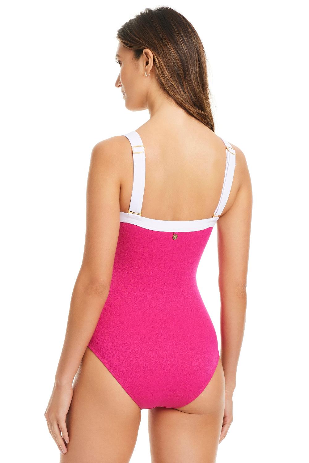Bleu Rod Beattie NEW I'm With The Band Square Neck Tank Mio One-Piece Swimsuit