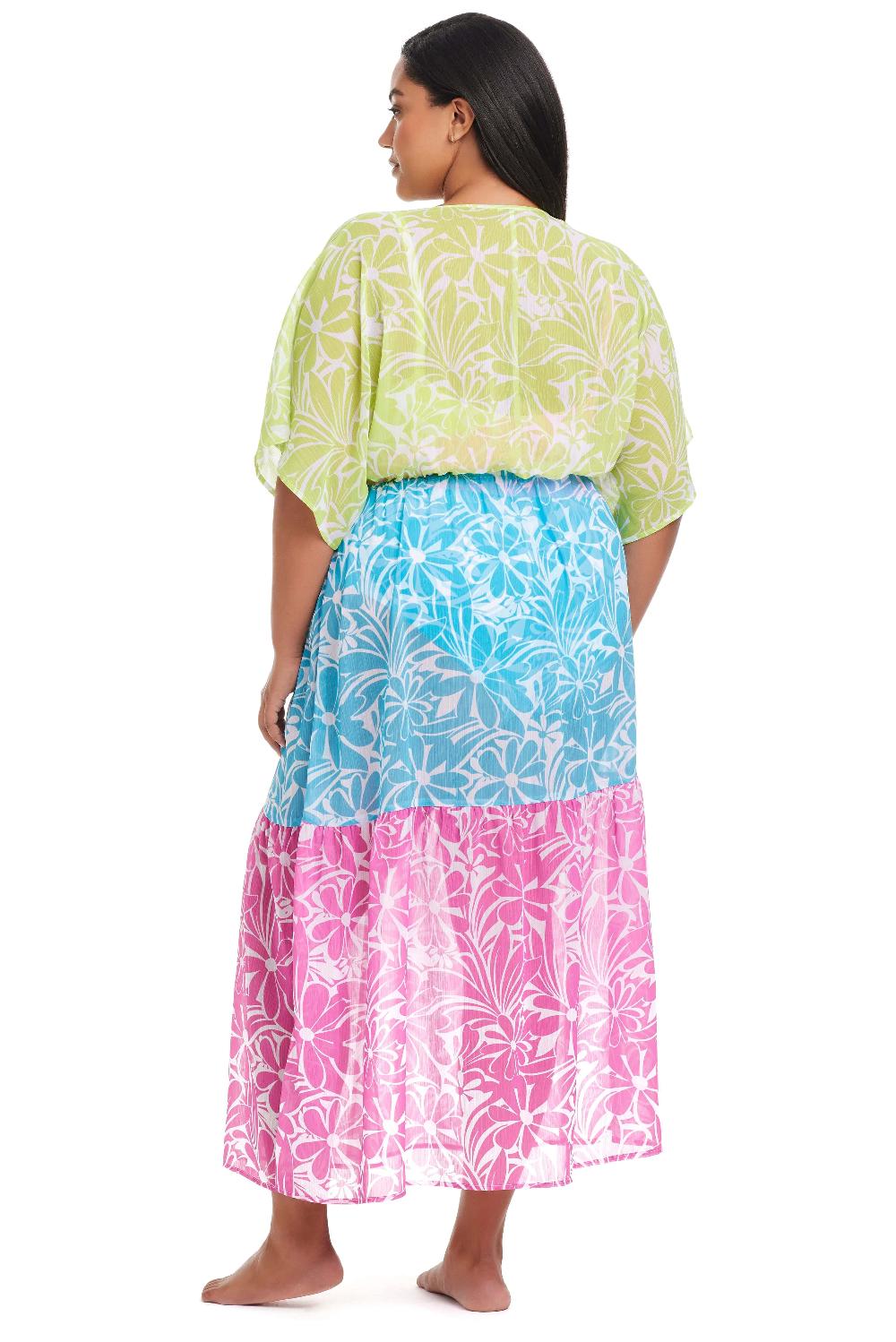 Bleu Rod Beattie Plus Size Sock It To Me Long Cover Up Dress