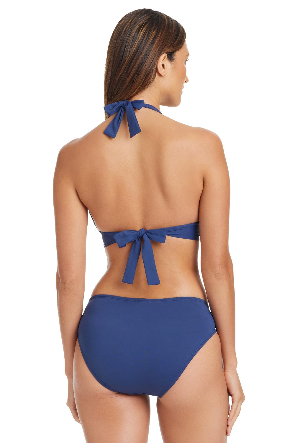 Bleu Rod Beattie Ring Me Up Halter W Ring Bikini Top