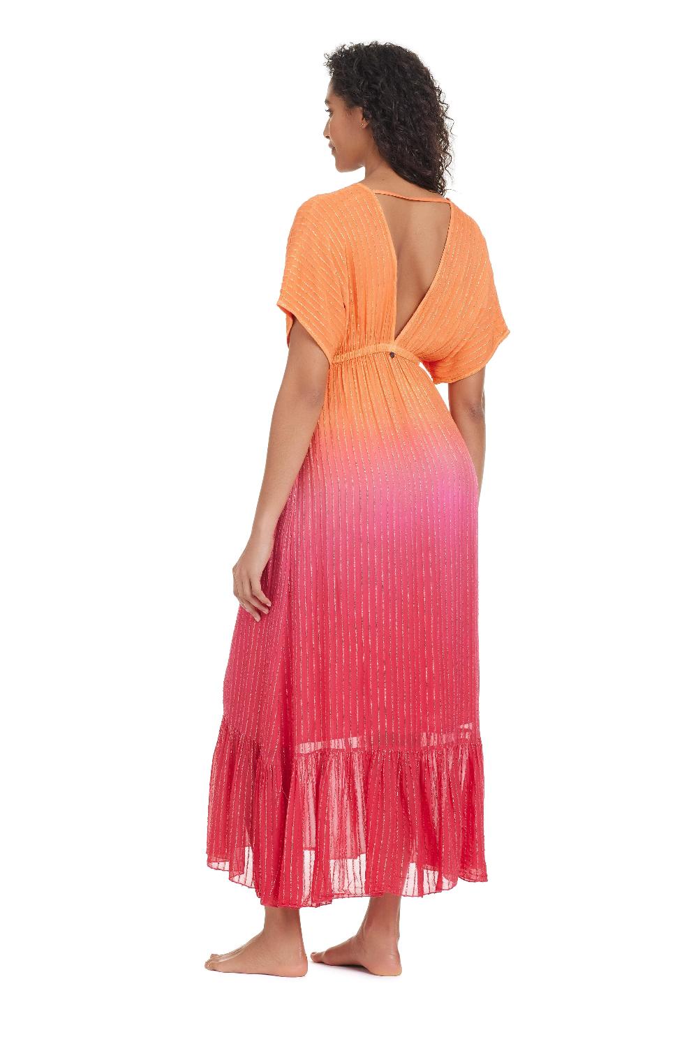 Bleu Rod Beattie The New Ombre Maxi Dress In Sunset Blush