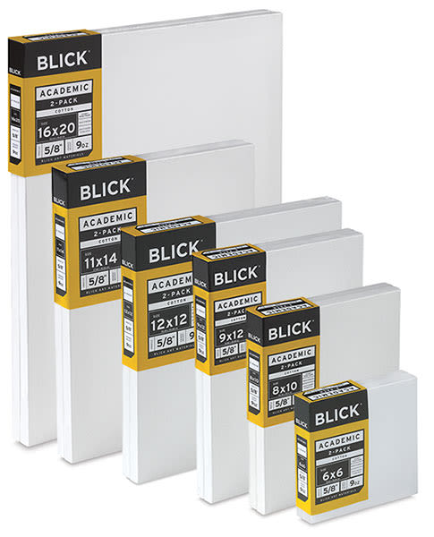blick Blick Academic Canvas 2-Packs