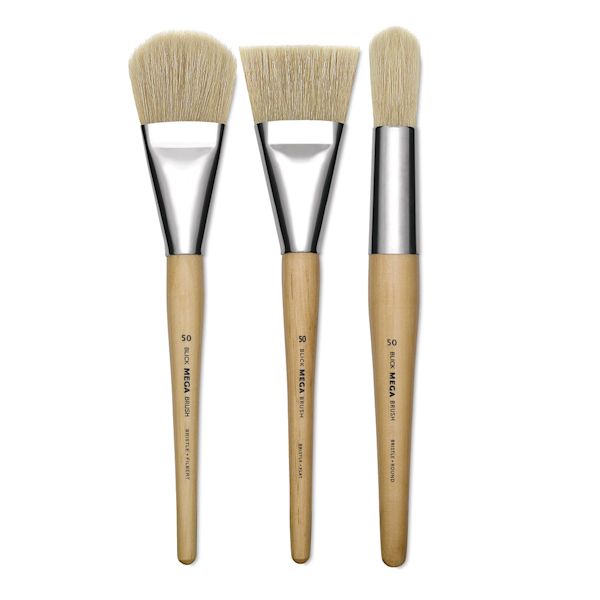 Blick Blick Mega Natural Bristle Brushes