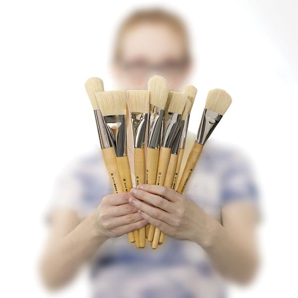 Blick Blick Mega Natural Bristle Brushes