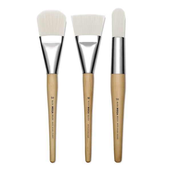 Blick Blick Mega White Synthetic Brushes