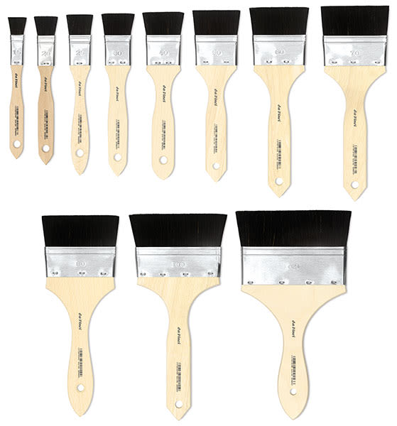 blick Da Vinci Black Goat Hair Wash Mottler