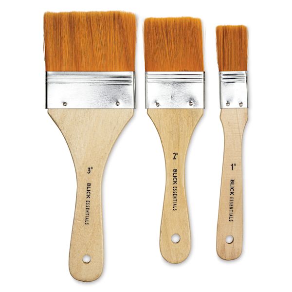 Blick Blick Essentials Brown Nylon Value Brush Sets