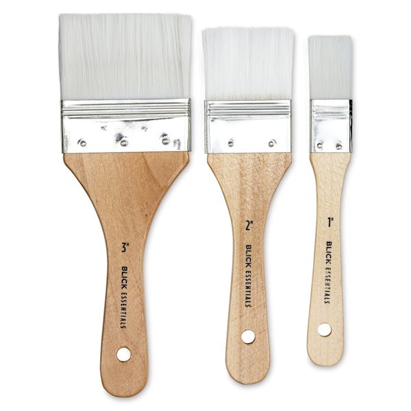Blick Blick Essentials White Nylon Value Brush Sets