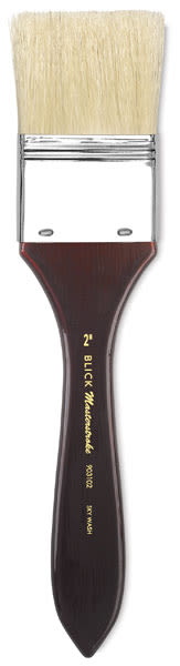 blick Blick Masterstroke Pure White Hog Bristle Skywash