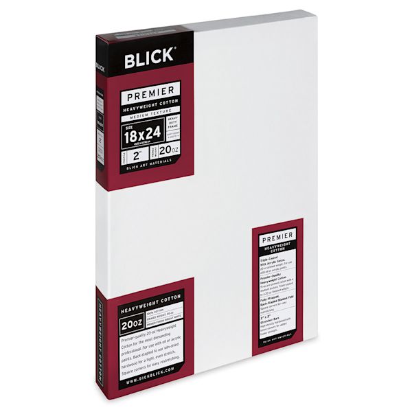 Blick Blick Premier Heavyweight Stretched Cotton Canvas - 18" X 24" 2" Profile