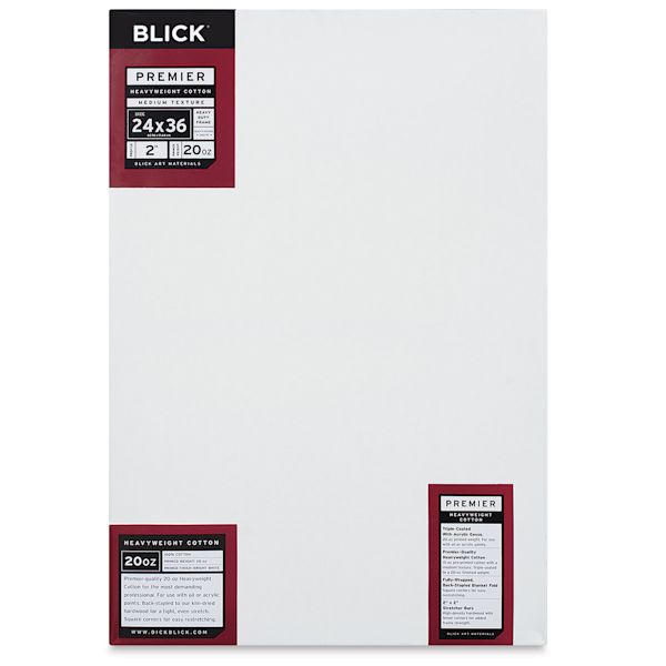 blick Blick Premier Heavyweight Stretched Cotton Canvas - 24" x 36" 2" Profile