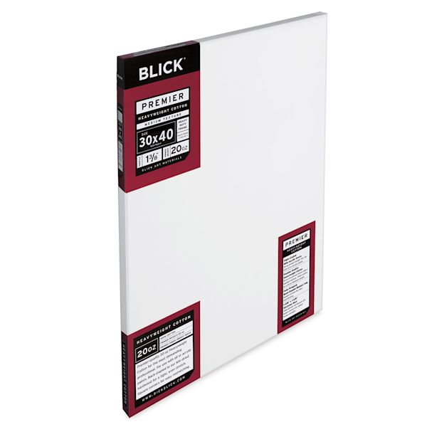 Blick Blick Premier Heavyweight Stretched Cotton Canvas - 30" X 40" 1-3/8" Profile