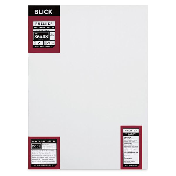 blick Blick Premier Heavyweight Stretched Cotton Canvas - 36" x 48" 2" Profile