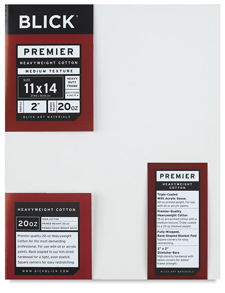 blick Blick Premier Heavyweight Stretched Cotton Canvas