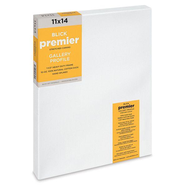 Blick Blick Premier Stretched Cotton Canvas - Gallery Profile Splined 11" X 14"