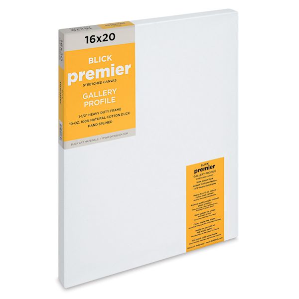 Blick Blick Premier Stretched Cotton Canvas - Gallery Profile Splined 16" X 20"