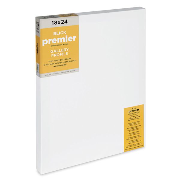 Blick Blick Premier Stretched Cotton Canvas - Gallery Profile Splined 18" X 24"