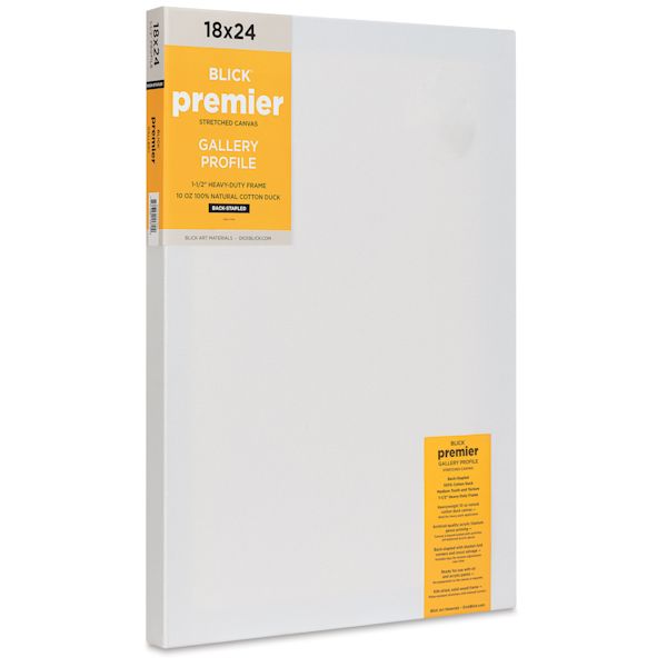 Blick Blick Premier Stretched Cotton Canvas - Gallery Profile Back-Stapled 18" X 24"