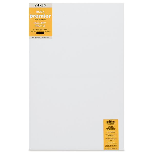 blick Blick Premier Stretched Cotton Canvas - Gallery Profile Back-Stapled 24" x 36"