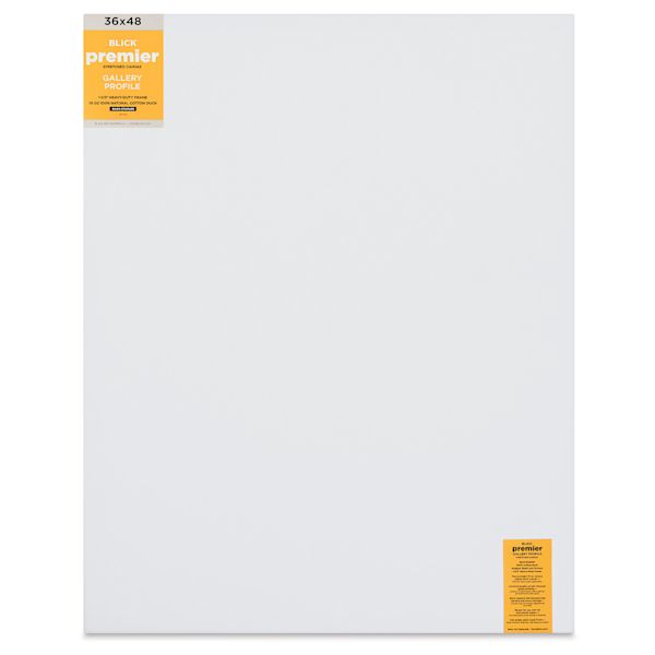 blick Blick Premier Stretched Cotton Canvas - Gallery Profile Back-Stapled 36" x 48"