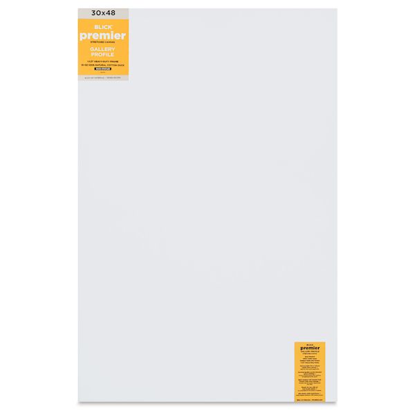 blick Blick Premier Stretched Cotton Canvas - Gallery Profile Back-Stapled 30" x 48"