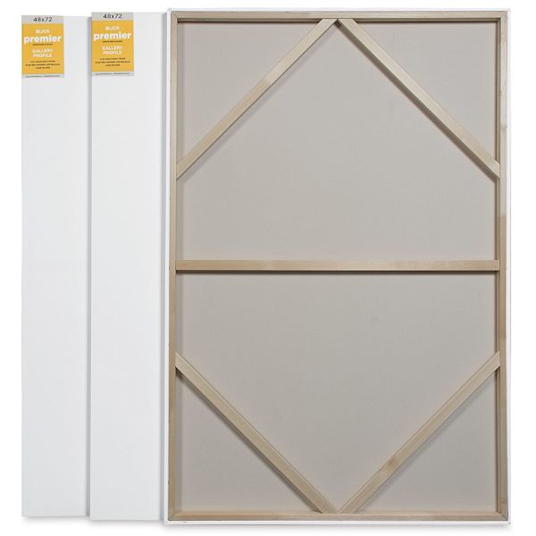 Blick Blick Premier Stretched Cotton Canvas - Gallery Profile Splined 48" X 72" Pkg Of 3