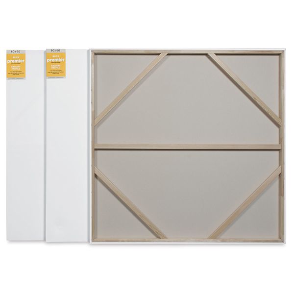 Blick Blick Premier Stretched Cotton Canvas - Gallery Profile Splined 60" X 60" Pkg Of 3