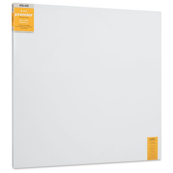 Blick Blick Premier Stretched Cotton Canvas - Gallery Profile Splined 48" X 48" Pkg Of 3