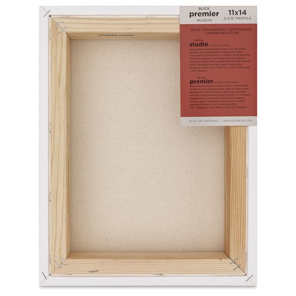 Blick Blick Premier Stretched Cotton Canvas - Museum Profile Splined 11" X 14"