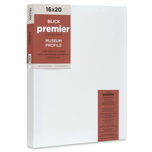 Blick Blick Premier Stretched Cotton Canvas - Museum Profile Splined 16" X 20"