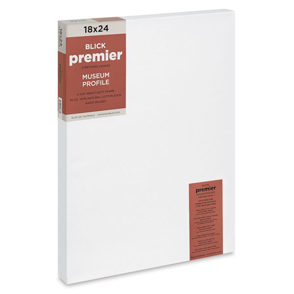 Blick Blick Premier Stretched Cotton Canvas - Museum Profile Splined 18" X 24"