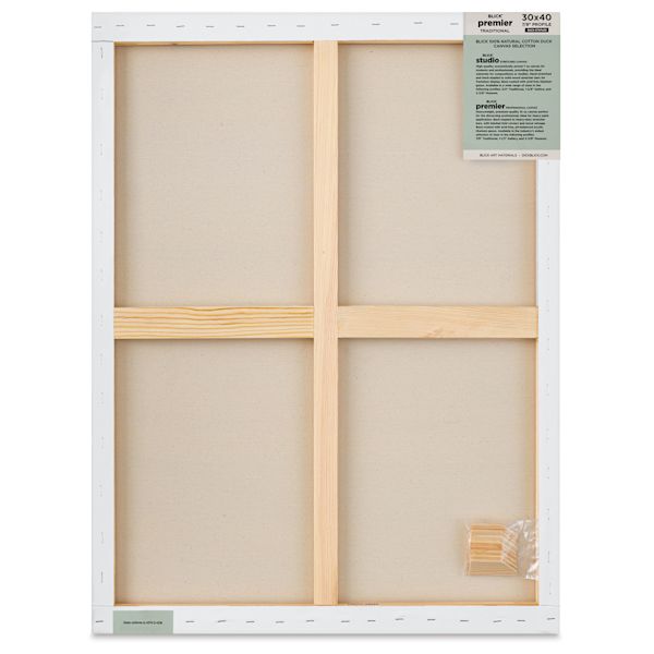 Blick Blick Premier Stretched Cotton Canvas - Traditional Profile Back-Stapled 30" X 40"