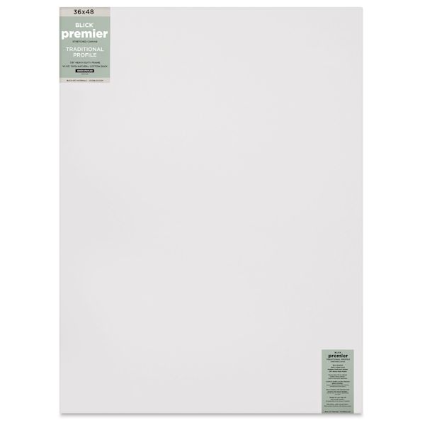 blick Blick Premier Stretched Cotton Canvas - Traditional Profile Back-Stapled 36" x 48"