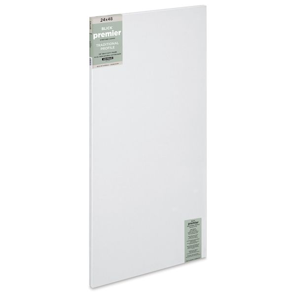 Blick Blick Premier Stretched Cotton Canvas - Traditional Profile Back-Stapled 24" X 48"